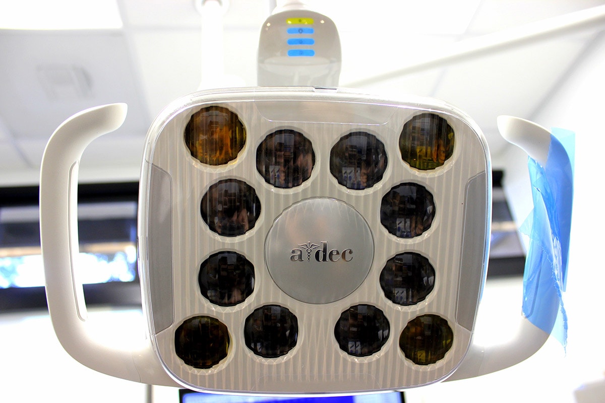 A-dec dental operatory light